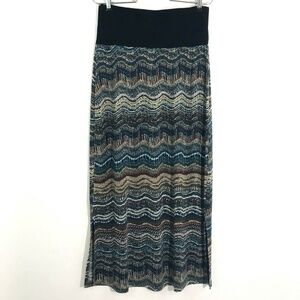 NTCO Nomadic Traders Skirt Maxi Side Slits NWT